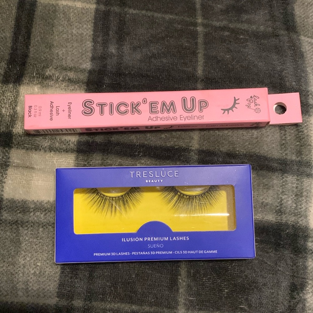 Eyelash Kit, New never opened. Lashes, adhesive and liner